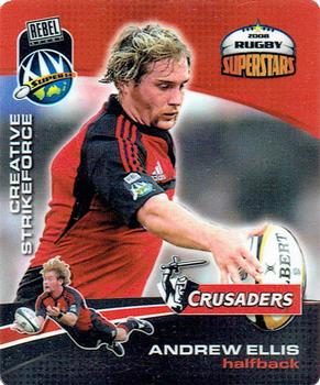2008 Bluebird Foods Rugby Superstars #21 Andrew Ellis Front